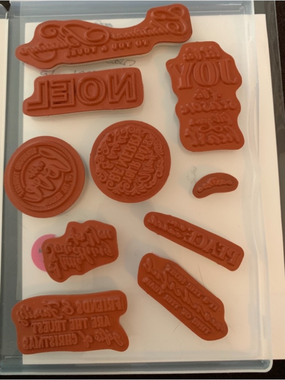 Stampin' Up! Wrapped in Christmas Cling Stamp Set ❄️ - Picture 2 of 3